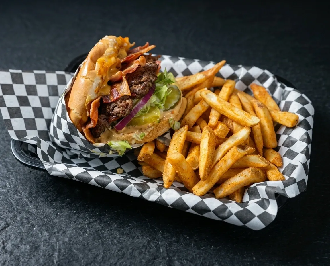 🍔 Smash Burger with Fries