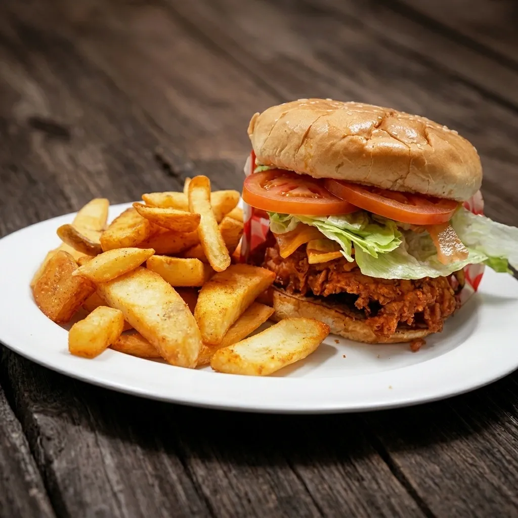 🍔 Beef Burger w/ Fries