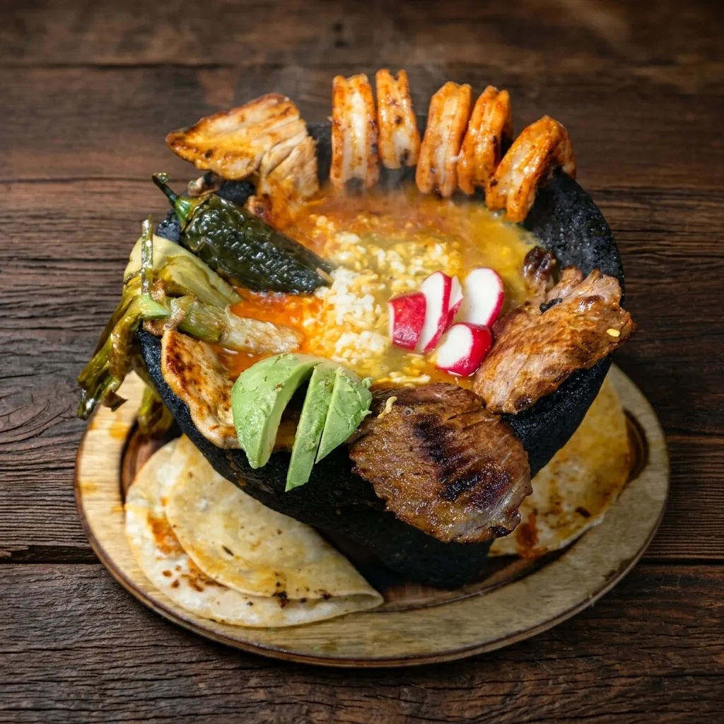 🍲 Molcajete Mixto