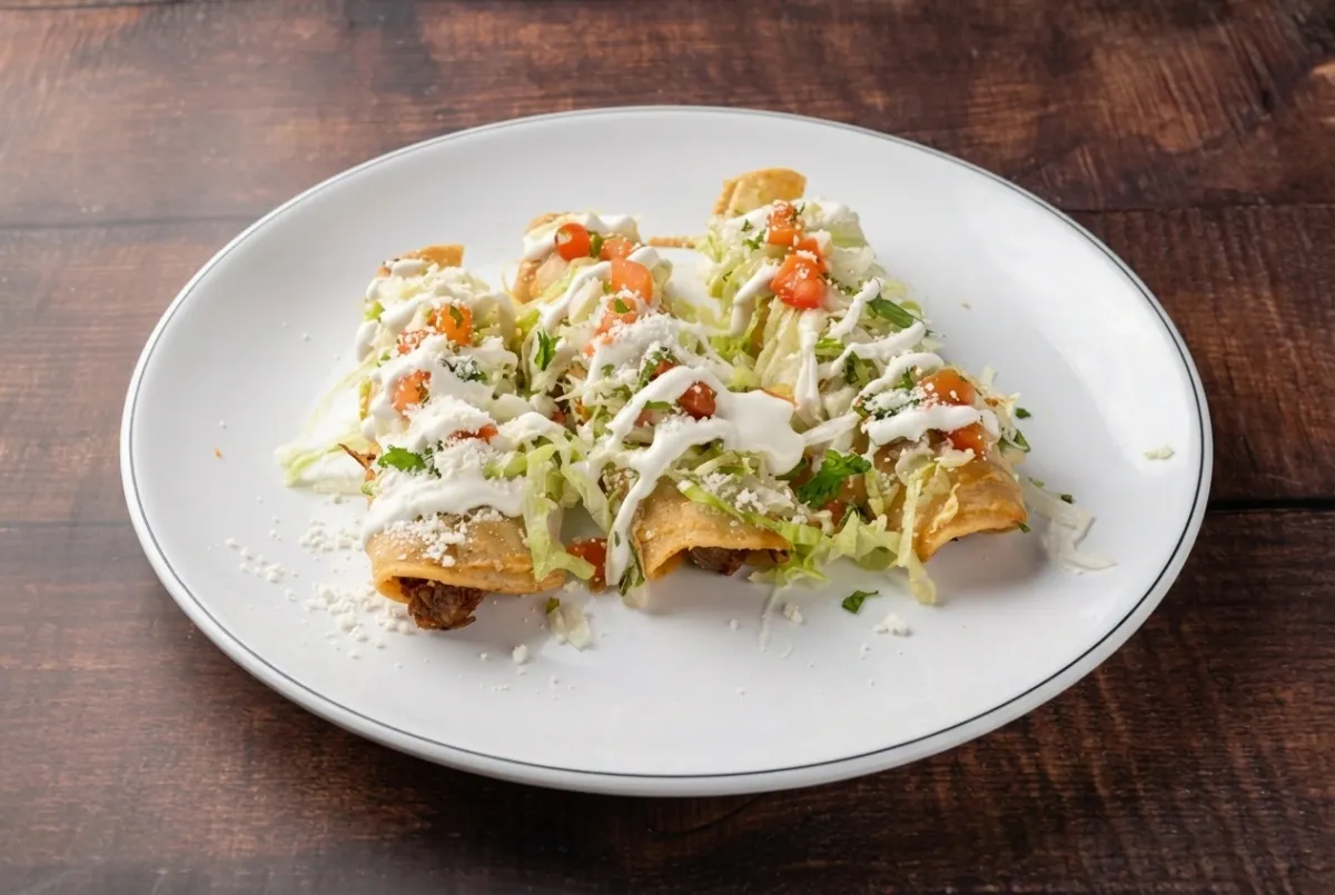 🌮 3 Taquitos Dorados a la Carte