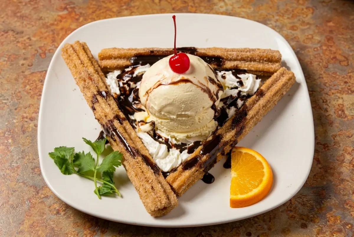 🧇 Churros With Ice Cream