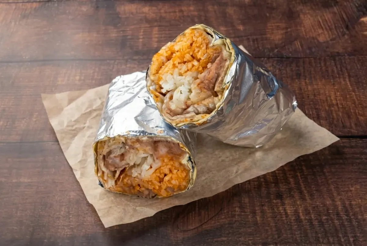 🌯 Bean Rice & Cheese Burrito