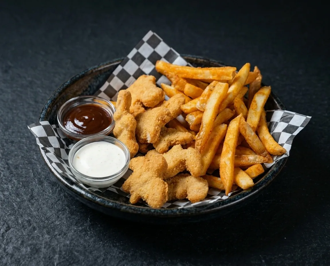 Kids Chicken Nuggets W/Fries