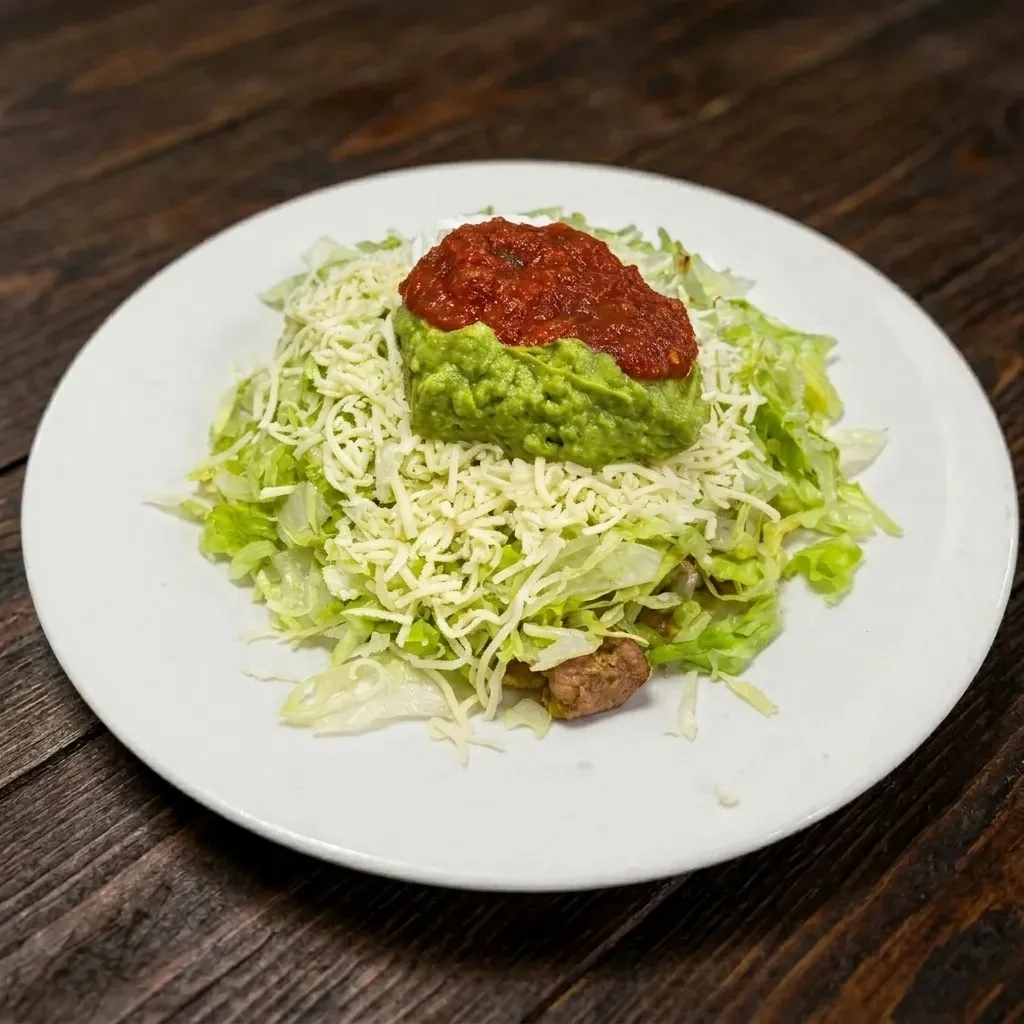 🌮 Chile Verde Tostada